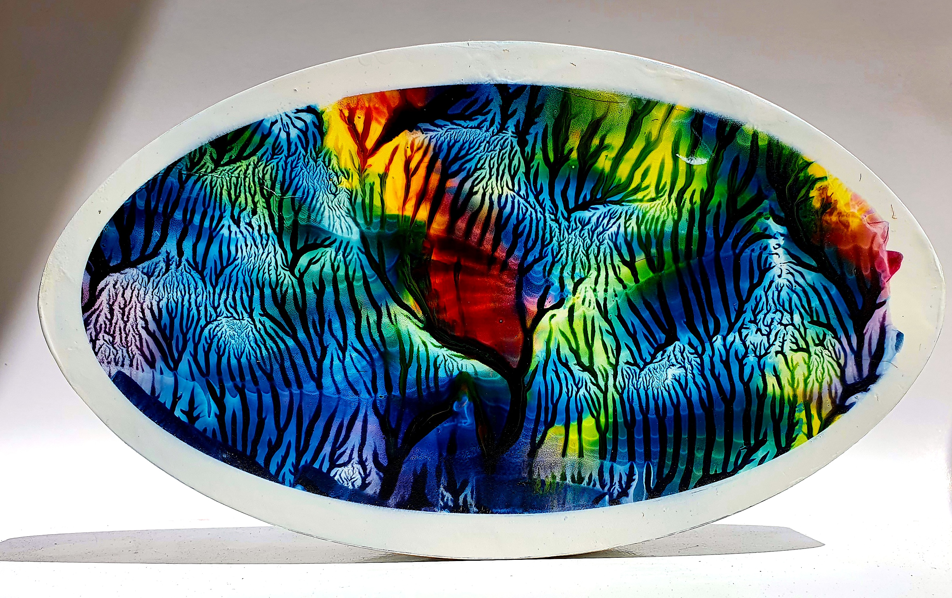 MDF Üzerine Akrilik Boya 15x25 cm Denge 11 2021